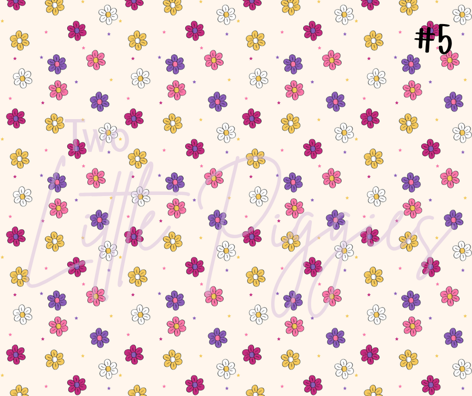Printed Vinyl - Boho School Pink