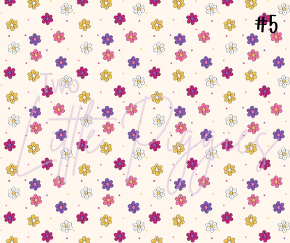 Printed Vinyl - Boho School Pink