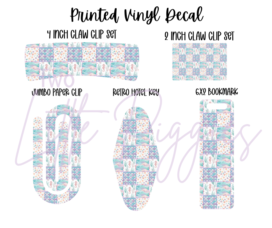 Printed Vinyl - Mermaid Patch