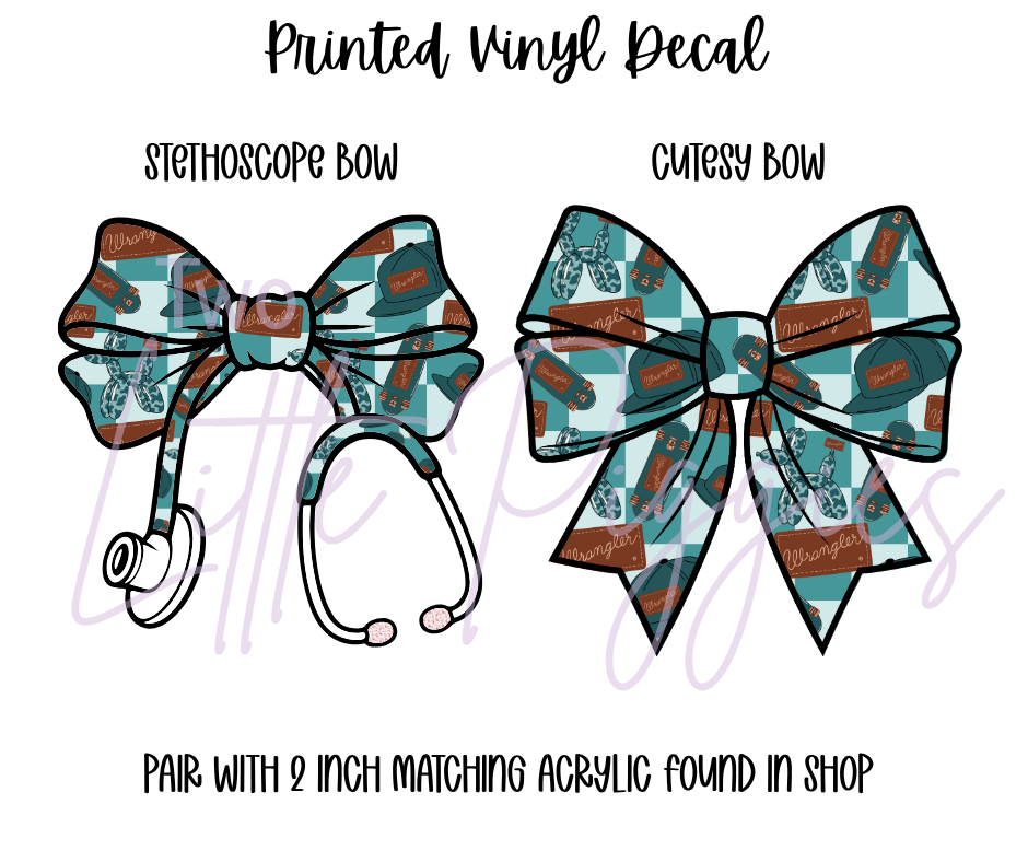 Printed Vinyl - Wranglers and Balloon Dogs