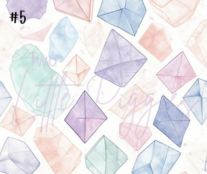 Printed Vinyl - Pastel Gems
