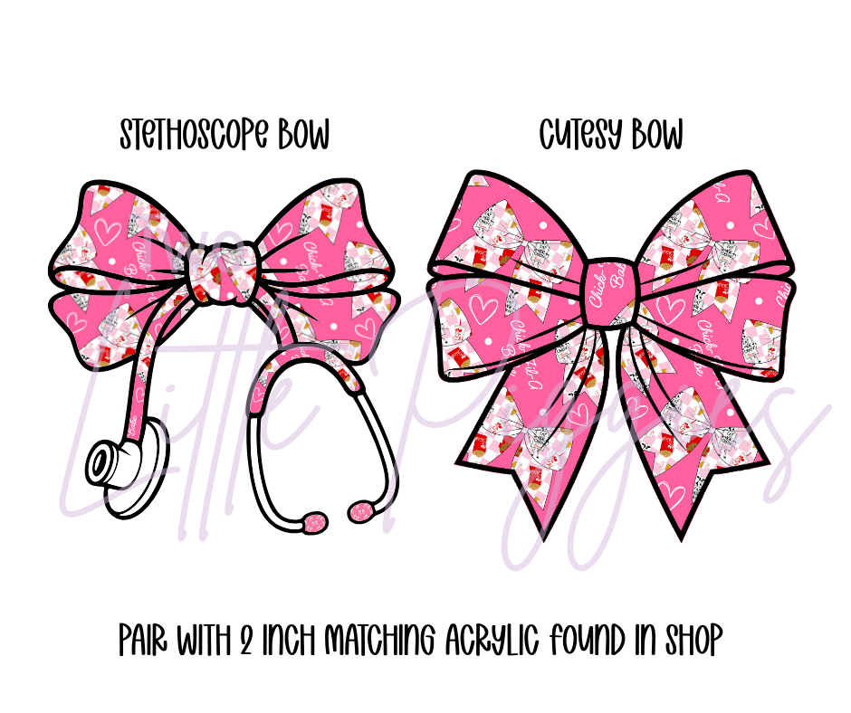 Printed Vinyl - Chic Fil A Bow