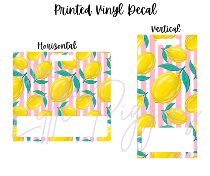 Printed Vinyl - Striped Fruit