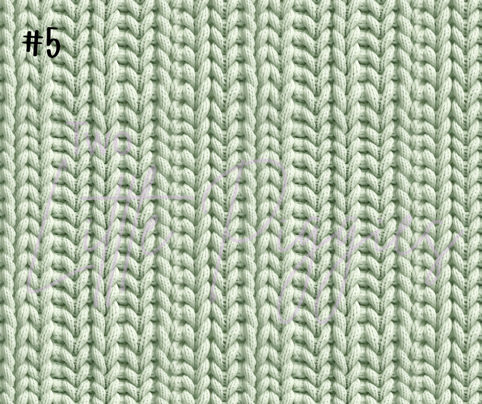 Printed Vinyl - Pastel Knit