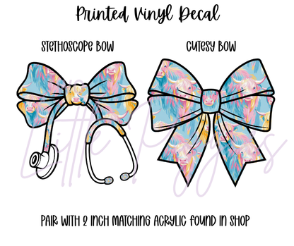 Printed Vinyl - Pastel Highland Cow