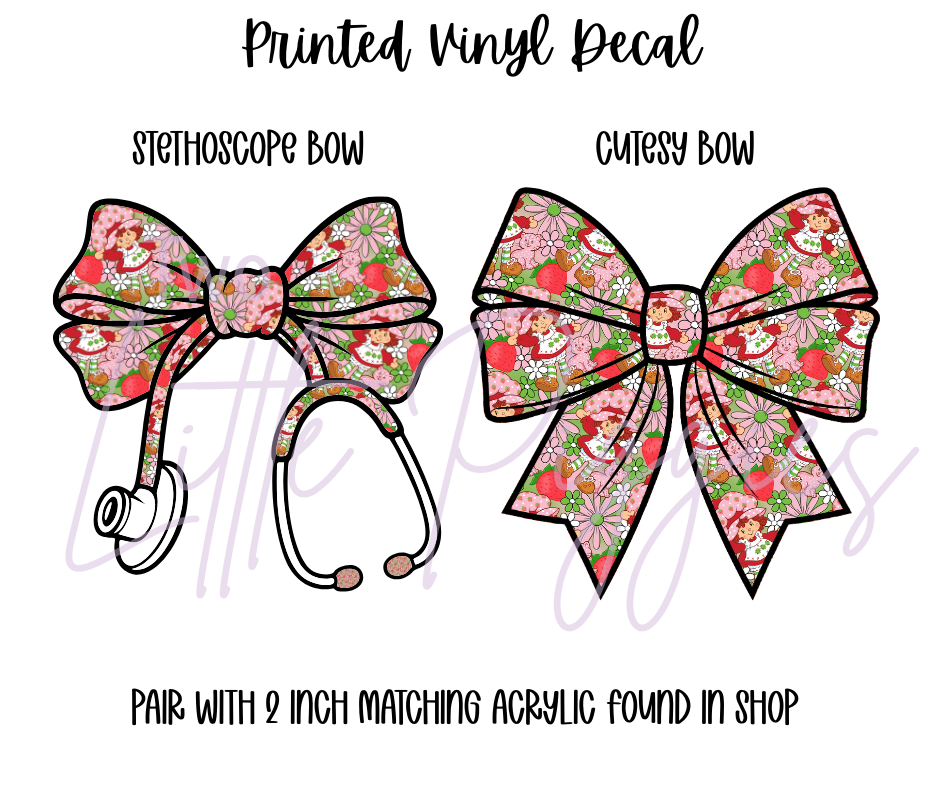 Printed Vinyl - Strawberry SC