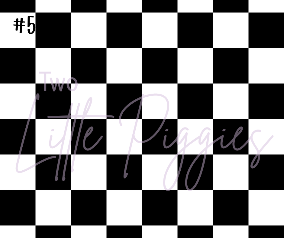 Printed Vinyl - Checkered Punk