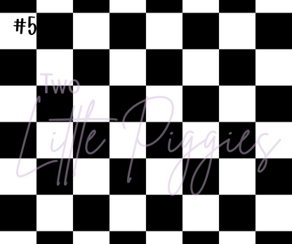 Printed Vinyl - Checkered Punk