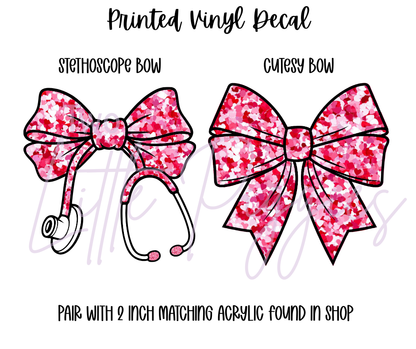 Printed Vinyl - Heart Confetti