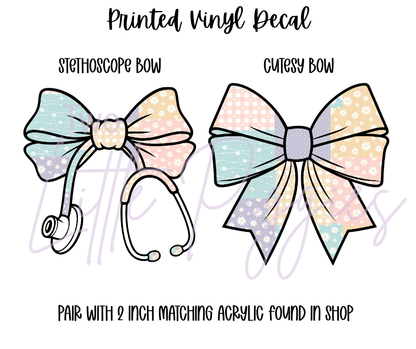 Printed Vinyl - Pastel Patchwork