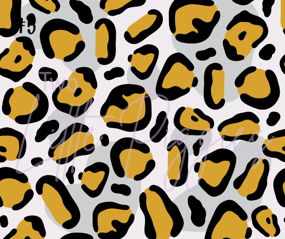 Printed Vinyl - Leopard Rainbow