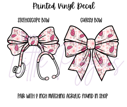 Printed Vinyl - Characters - Piglet