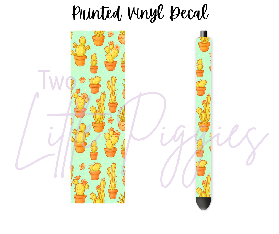 Printed Vinyl - Pretty Cactus