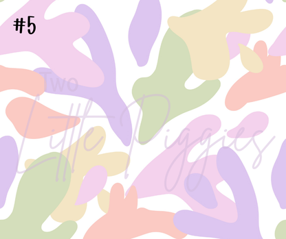 Printed Vinyl - Danish Pastels