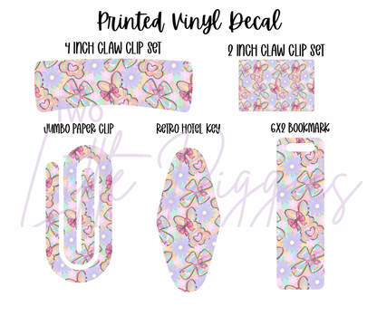 Printed Vinyl - Brushstroke Bunny