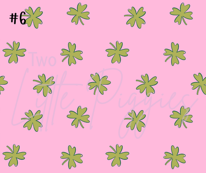 Printed Vinyl - St. Patrick's - Salmon and Green