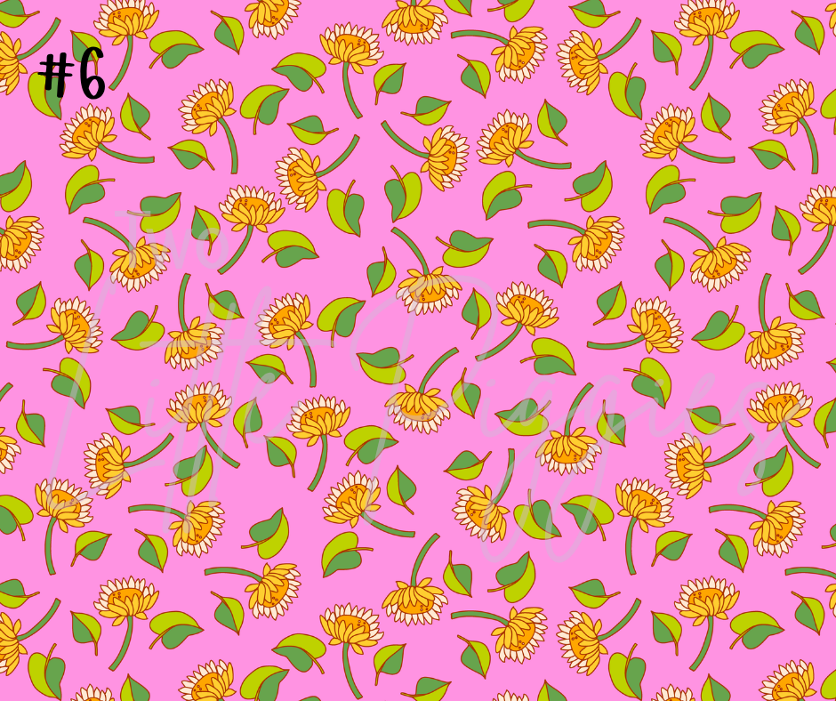 Printed Vinyl - Summer Love Floral