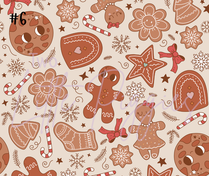 Printed Vinyl - Groovy Retro Christmas