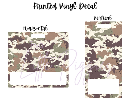 Printed Vinyl - Distressed Camo