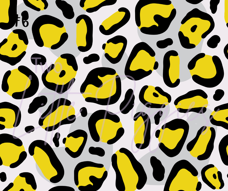 Printed Vinyl - Leopard Rainbow