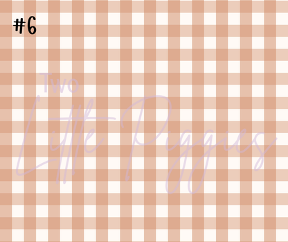Printed Vinyl - Checkers - Fall