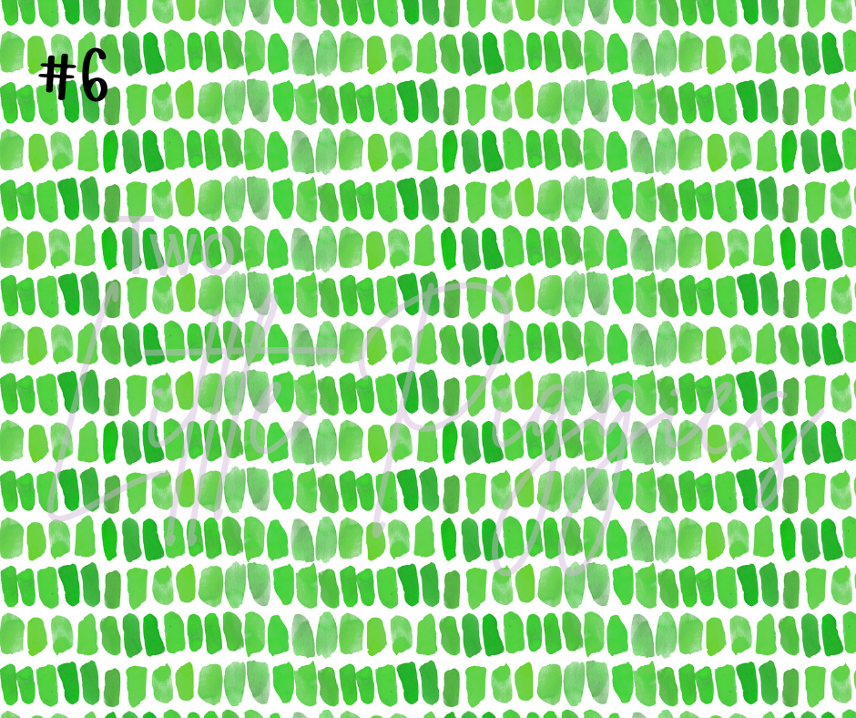 Printed Vinyl - St. Patrick's - Pink and Green