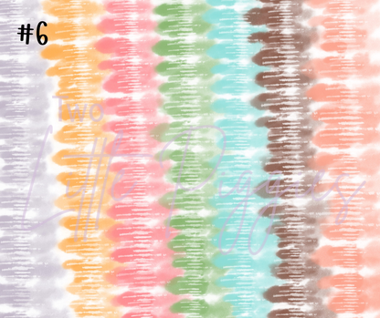 Printed Vinyl - Pastel Tie Dye