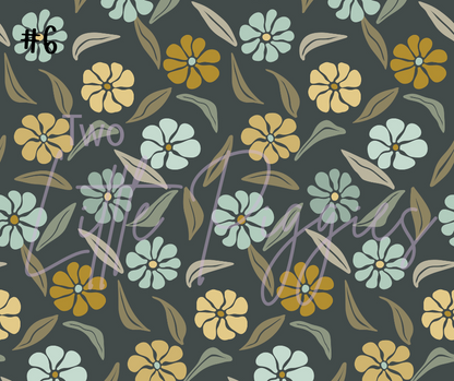 Printed Vinyl - Retro Floral