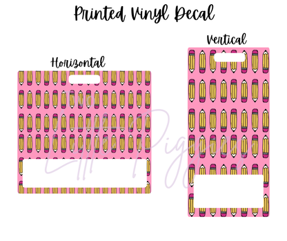 Printed Vinyl - Boho School Pink