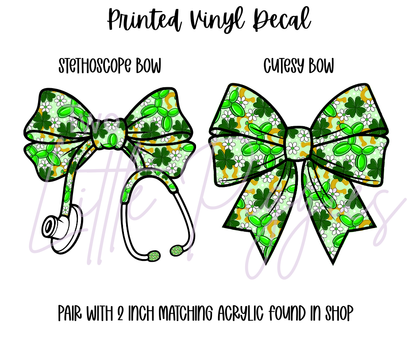 Printed Vinyl - St. Patrick's - Balloon Dog