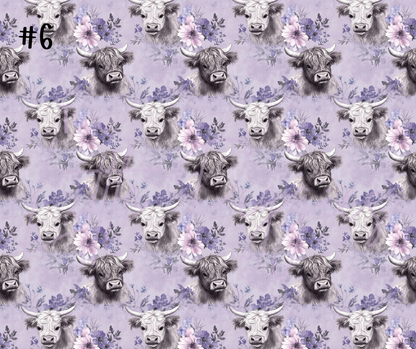 Printed Vinyl - Highland Cows