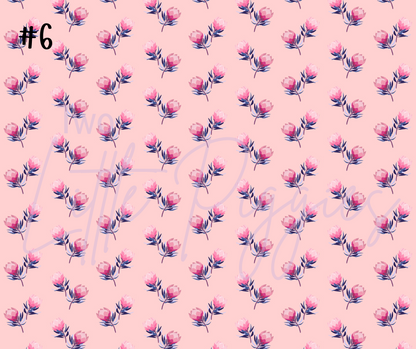 Printed Vinyl - Protea Flowers