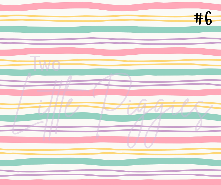 Printed Vinyl - Back to School - Pastel