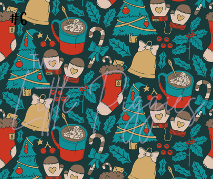 Printed Vinyl - Happy Holidays