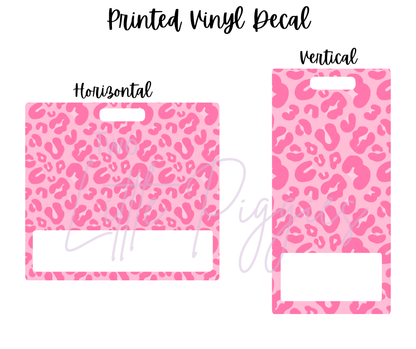 Printed Vinyl - Neon Leopard