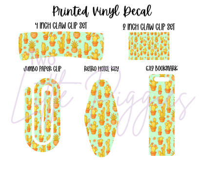Printed Vinyl - Pretty Cactus