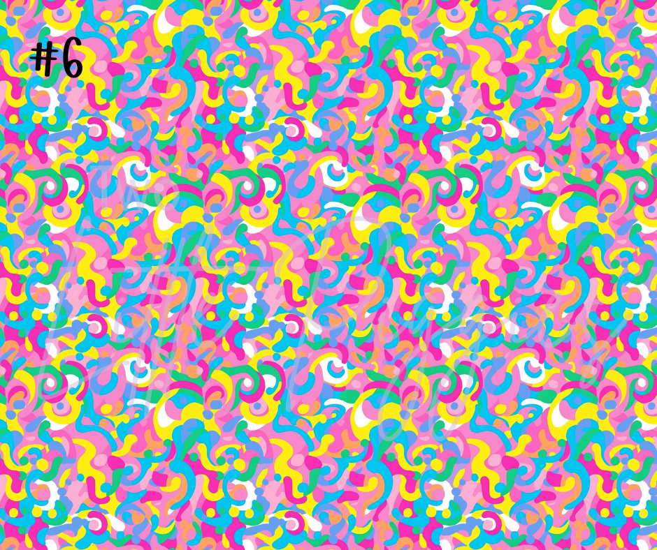 Printed Vinyl - Candy Camo