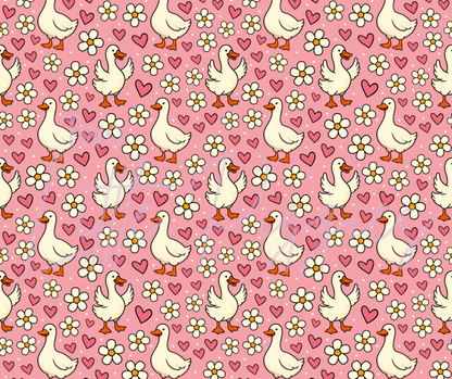 Printed Vinyl - Valentine Silly Goose