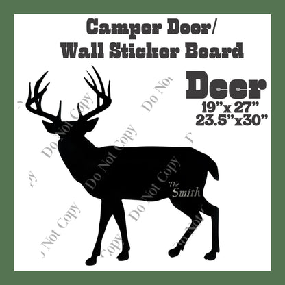 Camper Adventure Sticker Board
