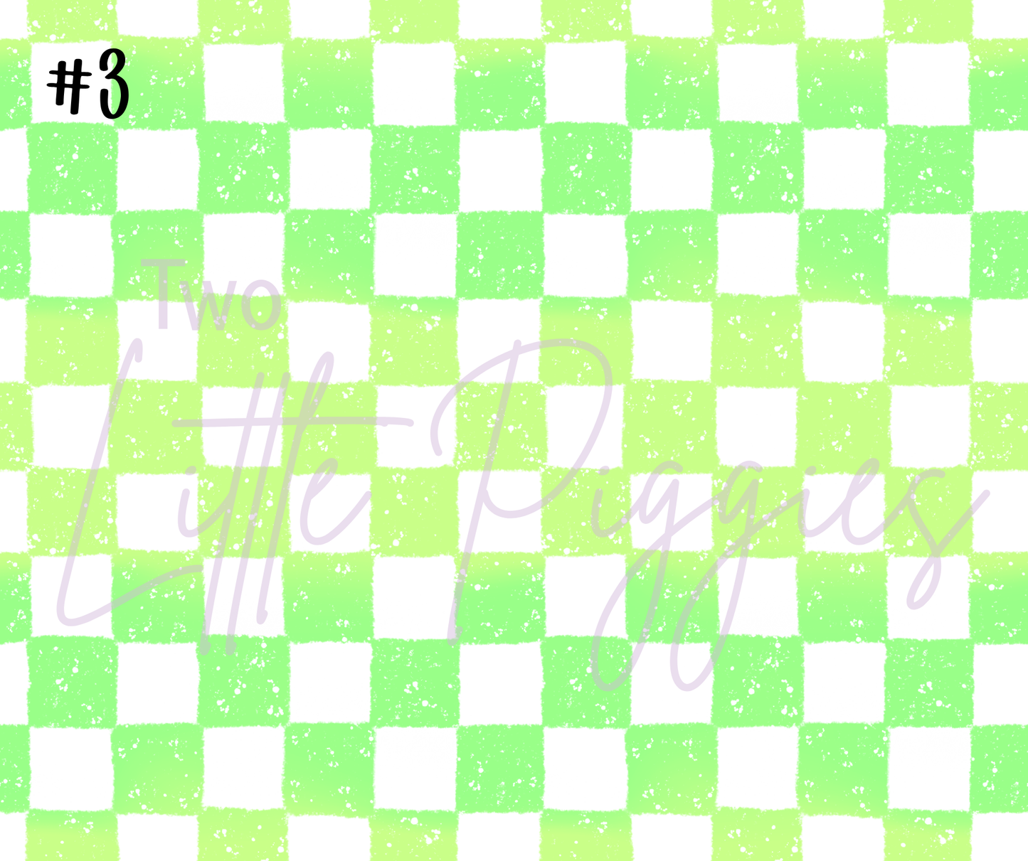 Printed Vinyl - Distressed Checkers