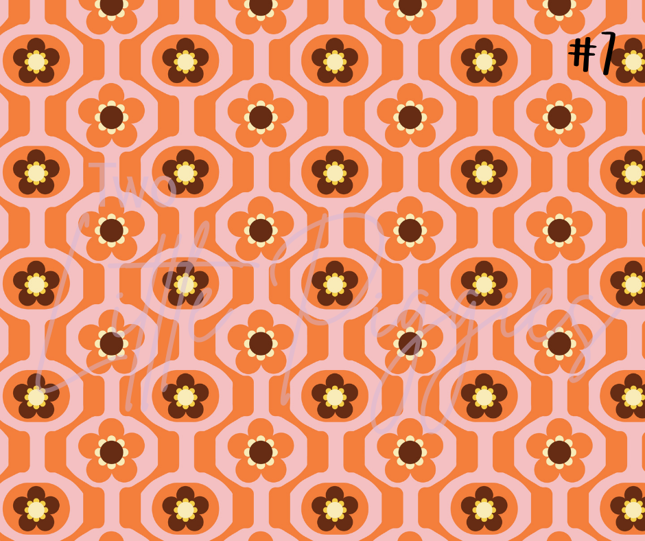 Printed Vinyl - 60s Retro