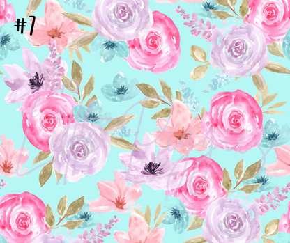 Printed Vinyl - Blissful Floral