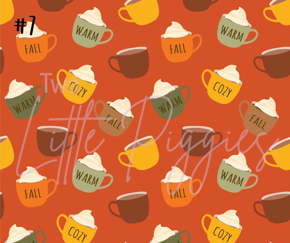 Printed Vinyl - Happy  Fall