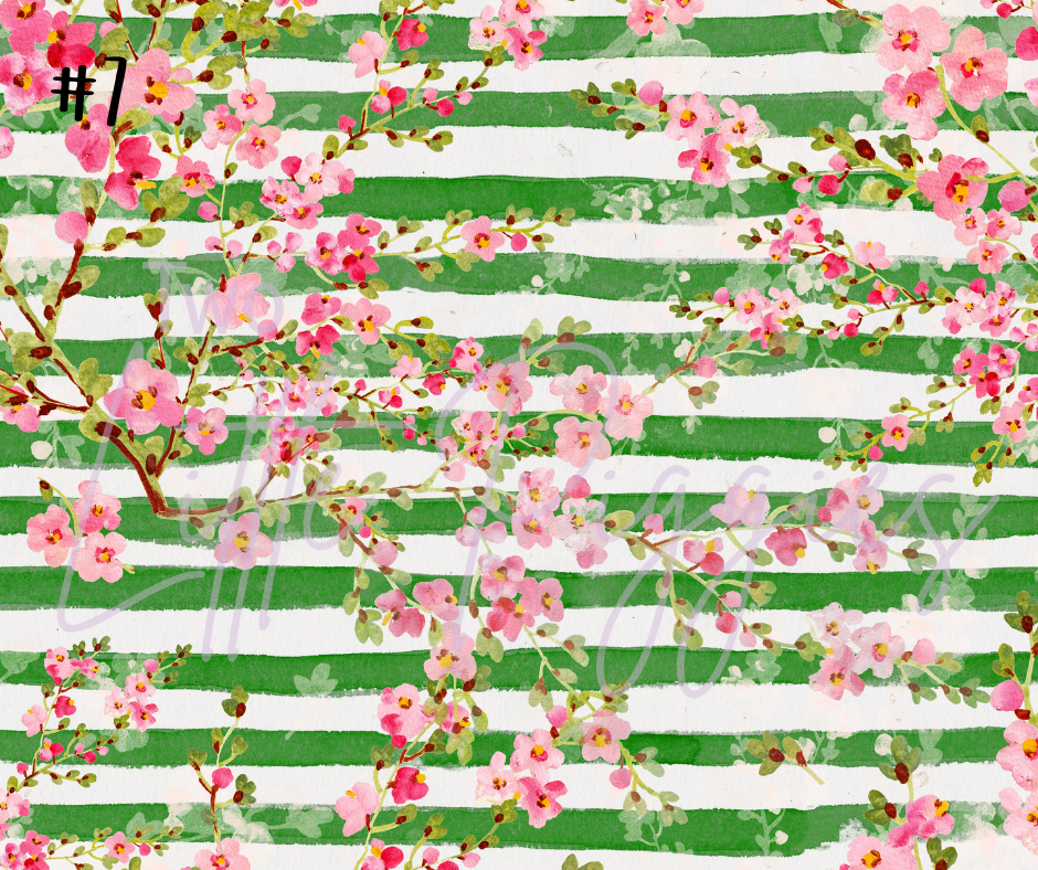 Printed Vinyl - St. Patrick's - Pink and Green