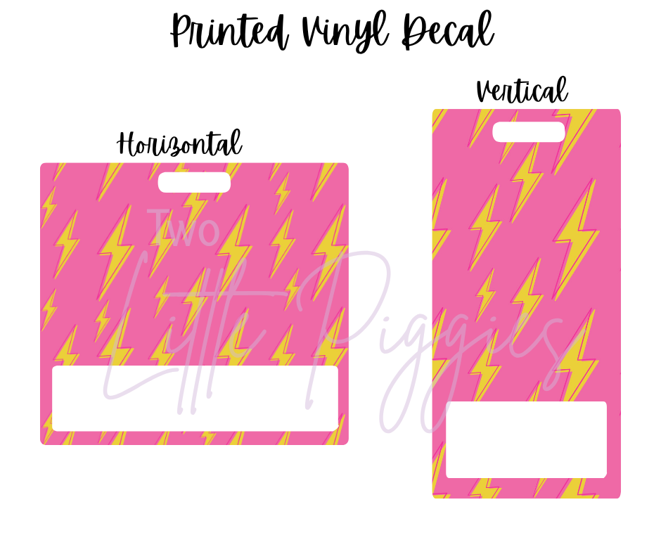 Printed Vinyl - Pastel Retro
