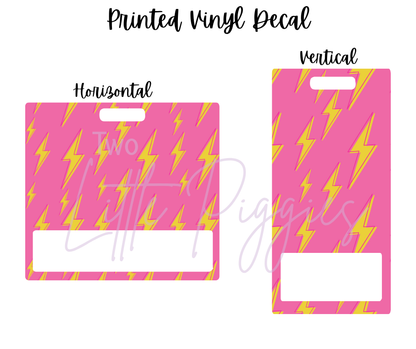 Printed Vinyl - Pastel Retro