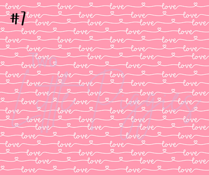 Printed Vinyl - Valentine - Be My Valentine