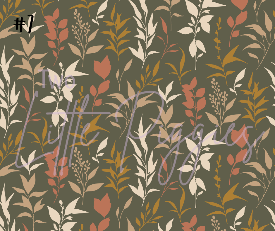 Printed Vinyl - Rustic Garden