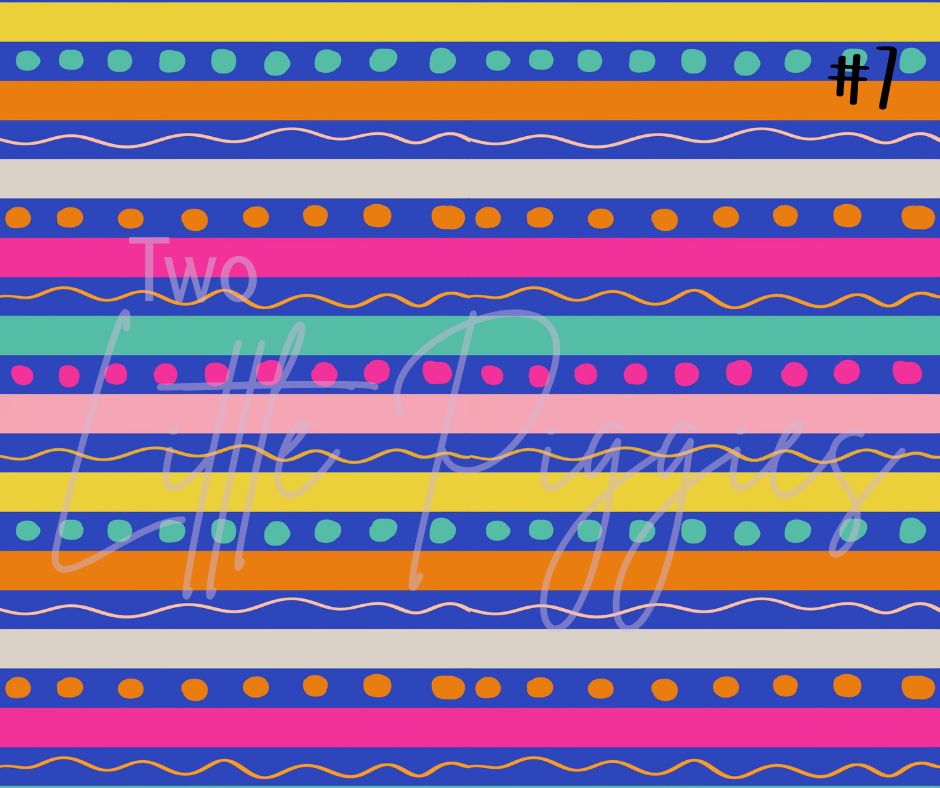 Printed Vinyl - Neon Retro