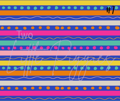 Printed Vinyl - Neon Retro